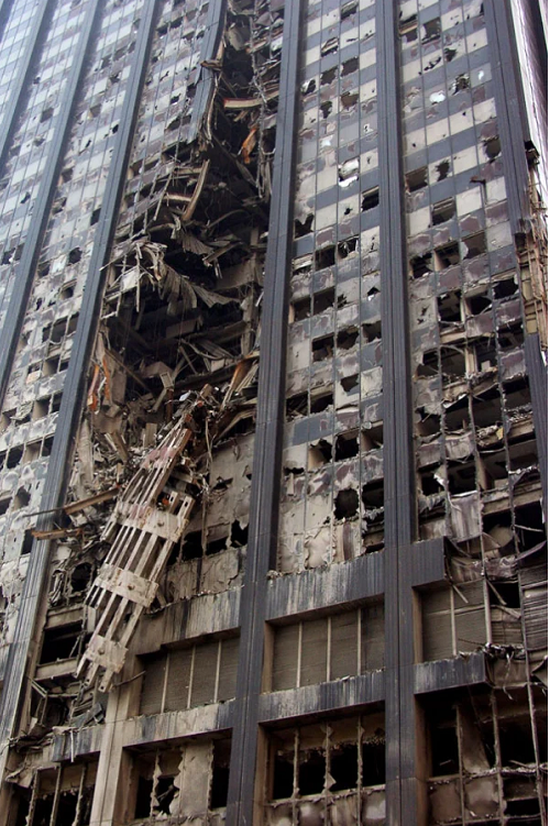 Office Building, New-York, 9/11 Damage